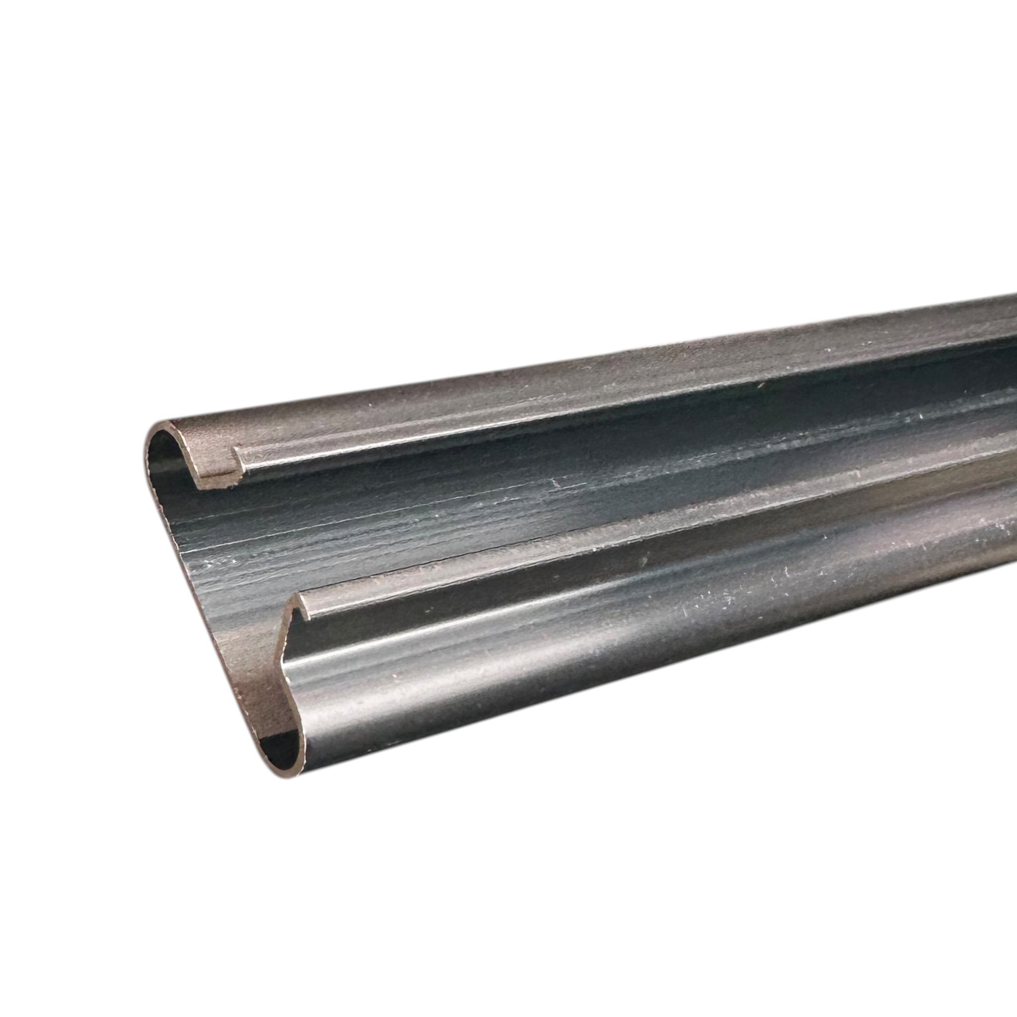 Aluliste, til rillepanel, sort alu, 120 cm. Passer til standard paneler