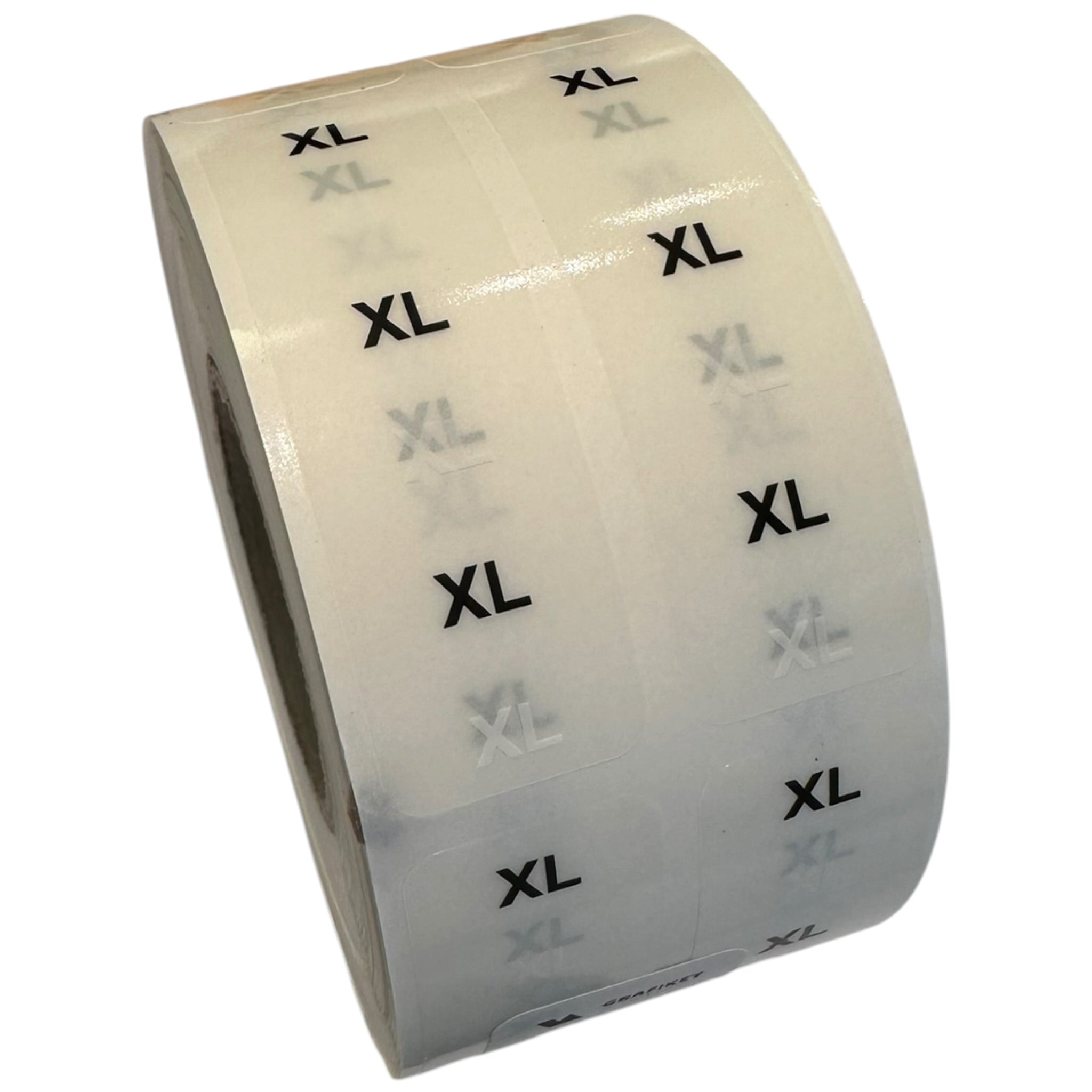 Size tags - Set with 5 rolls - All in one box. See all sample packs
