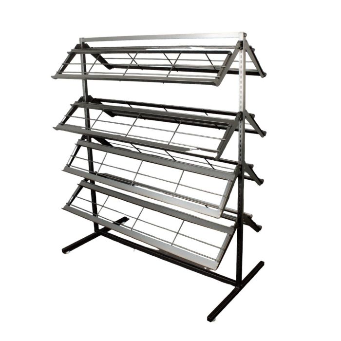 Skostativ - dobbeltsidet. Sort