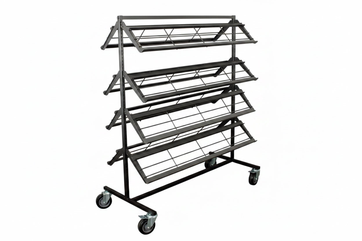 Skostativ - dobbeltsidet. Sort