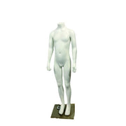 Børnemannequin. Hvid unisex. H121 cm.