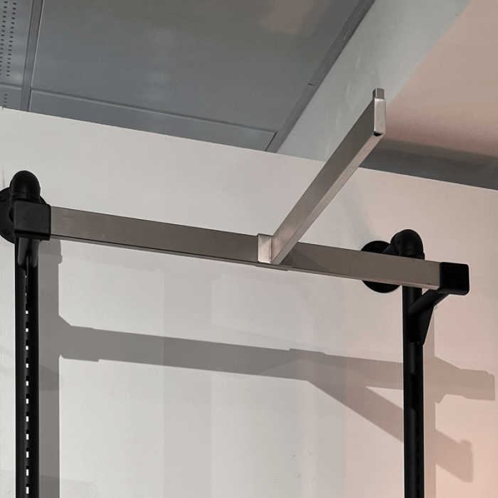 Dekostang 120 cm. Inkl. beslag. Børstet satin. B-MT