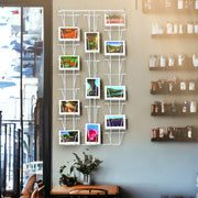 Postikorttikotelo seinälle 50 x 100 cm. Valkoinen