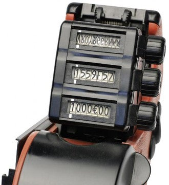 Prismærkepistol. 3 linjer. RØD