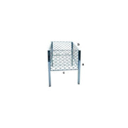 Trådgadekurve, 50 cm. med hjul