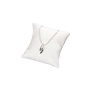 Skjafa púðar. Sett með 5 stk. Hvítir. 7,5 x 7,5 cm