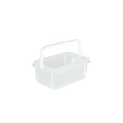 Shopping cart. 7 L with 1 handle. TRANSPARENT. L 30.5 x W 20 x H 12 cm