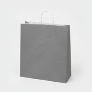 Grá pappírspoki H44 cm - 50 stk.
