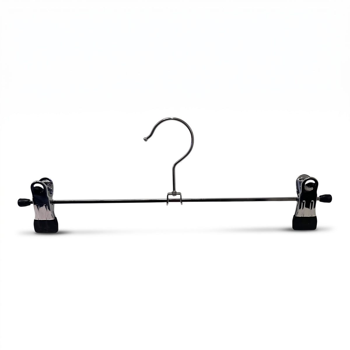 Klemmebøjle, metalbøjle (B 30 cm.) - 100 stk. Sort. Buksebøjle