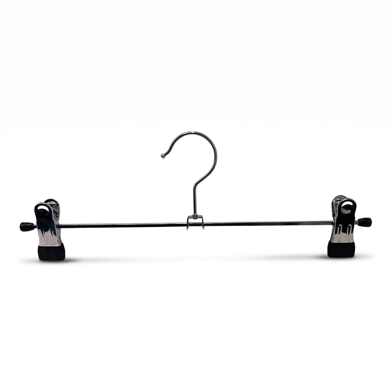 Klemmebøjle, metalbøjle (B 30 cm.) - 100 stk. Sort. Buksebøjle