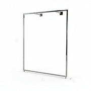 Veggramma til klæðna hangandi - stativ 1200 Børstet satin - B-MT