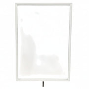 Skilteramme, A3, metal, hvid