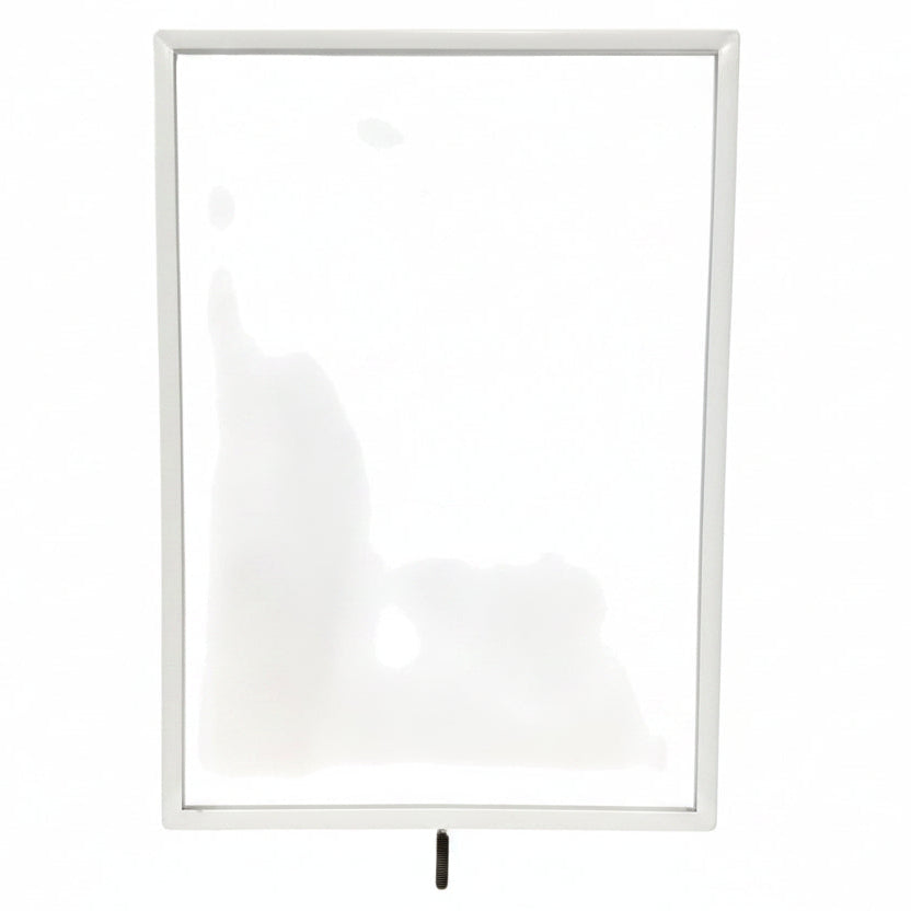 Skilteramme, A3, metal, hvid
