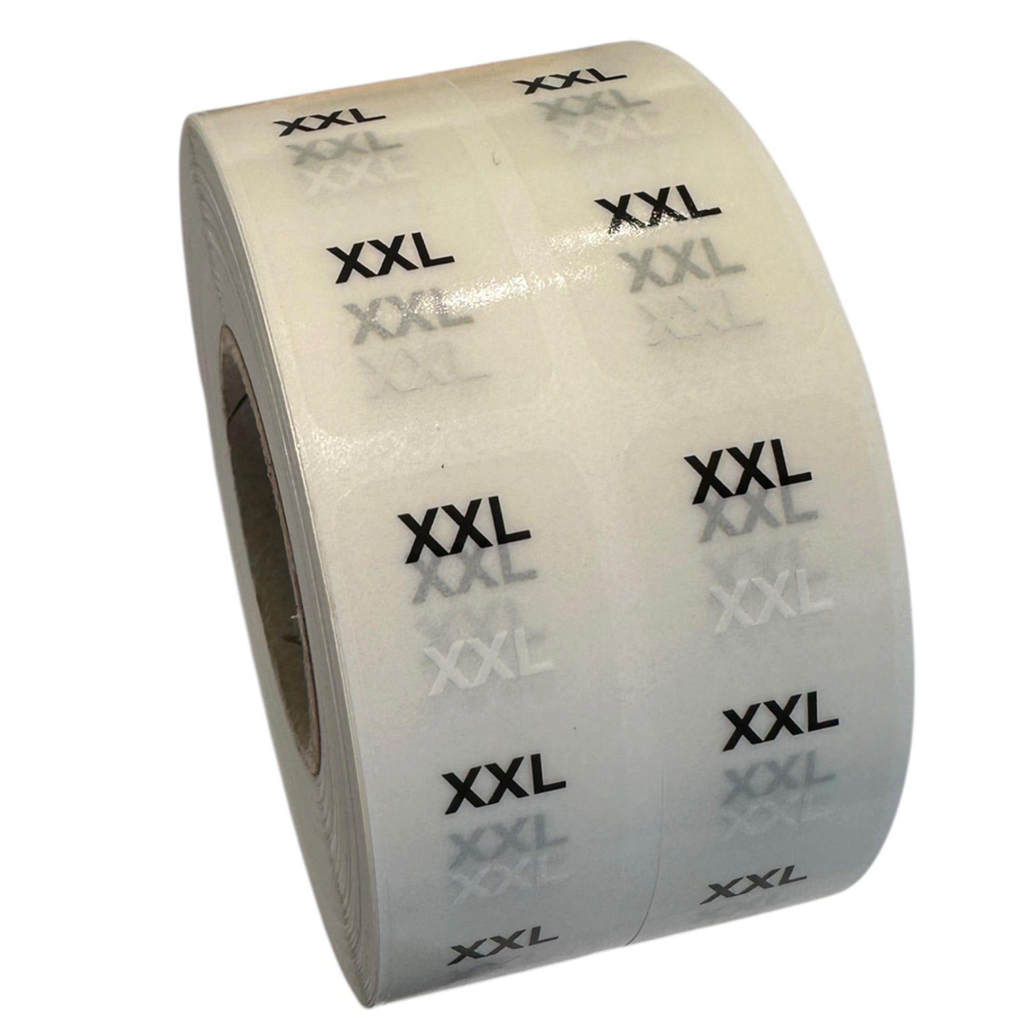 Size tags - Set with 5 rolls - All in one box. See all sample packs