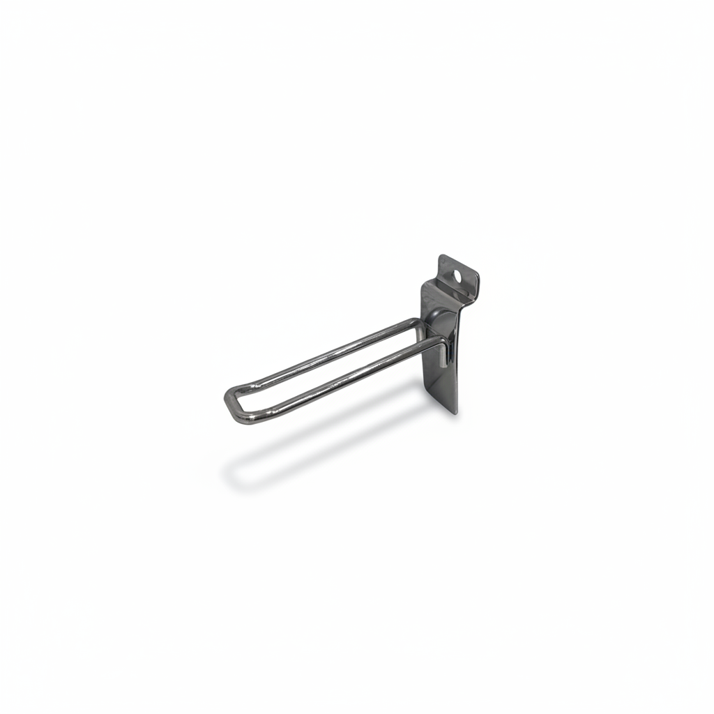 Euro-krog, til panel, krom, 10 cm