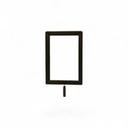 Sign frame, A6, metal, black