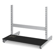 Melaminhylde, lige, sort 61,8 x 37 cm. Passer T- & L-gondol. Bundhylde