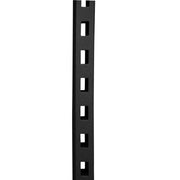 Framework wall rail (300 cm) with backplate - Black