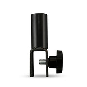 Fittings for 12 mm sign frames for decorative and hanger rod, black