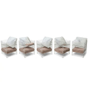 Nancy II salgskurv med justerbar bund – hvid, storkøb min. 5 stk., B61 x D61 x H75 cm