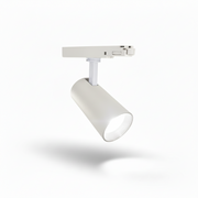 Spot for 3-phase track, H16 cm. Ø 7.8. White