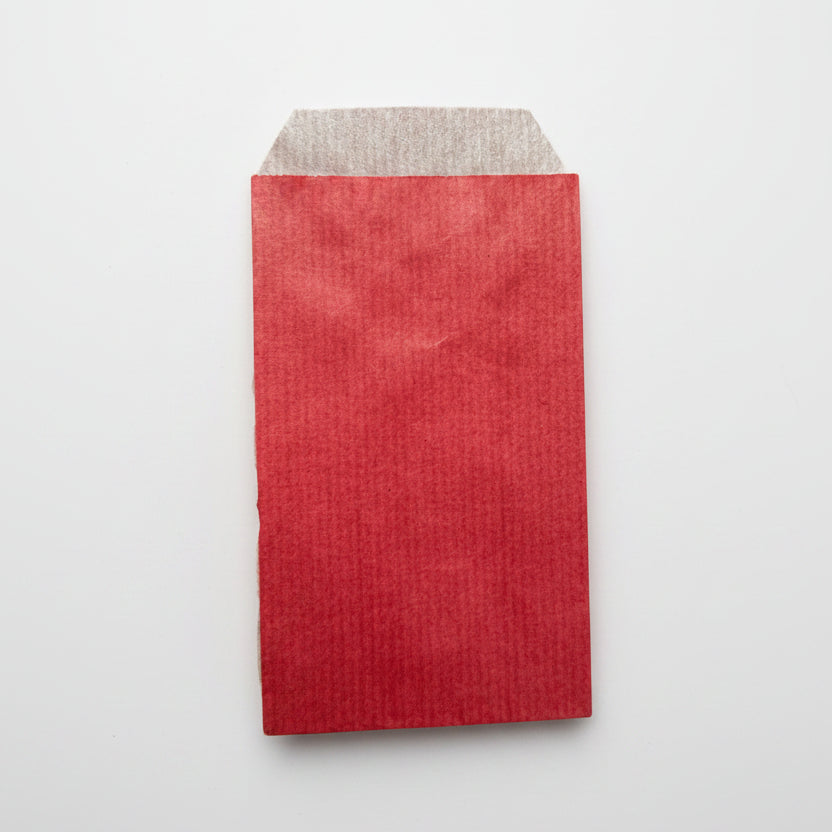 Gift bag, kraft paper, red, pack of 250 pcs., 7 x H12 cm