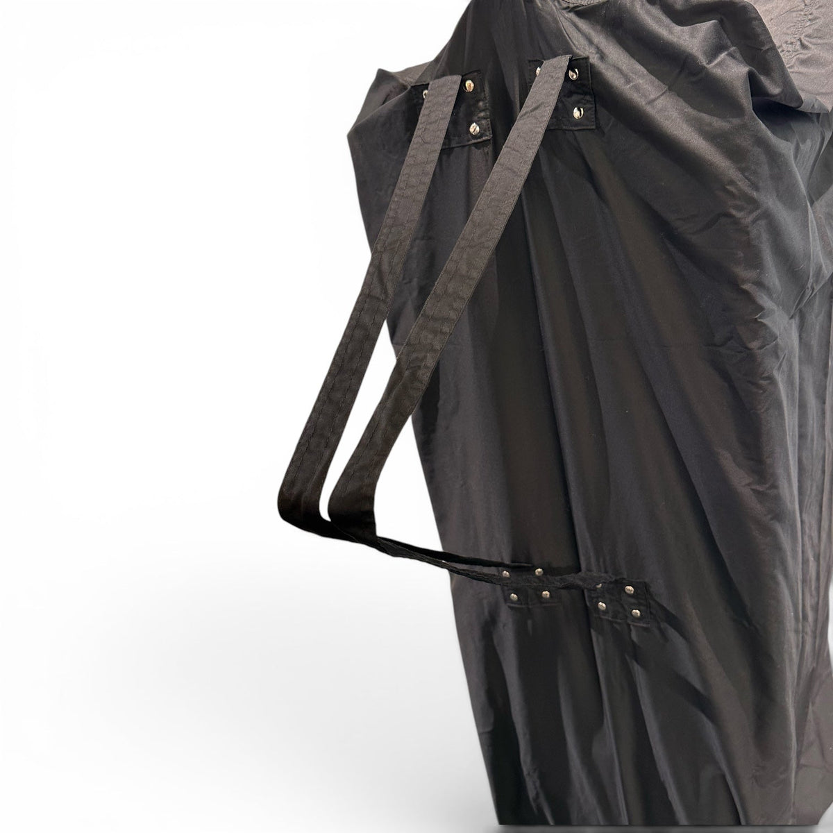 Collection bag with suitcase-style closure, H120 cm. with strap