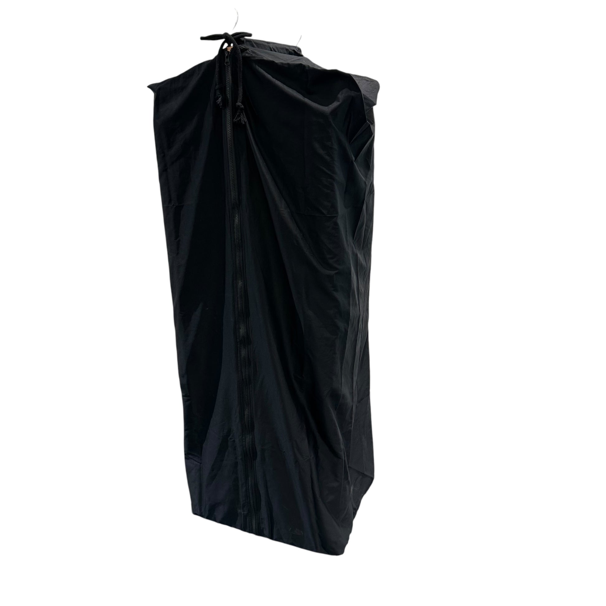 Sort kollektionspose med kuffertlukning og strop, H120 cm