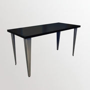 Maple sales table, tabletop thickness 3.8 cm black, 120 x 80 x H86 cm