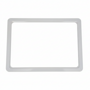 Plastramme, A5, lysegrå