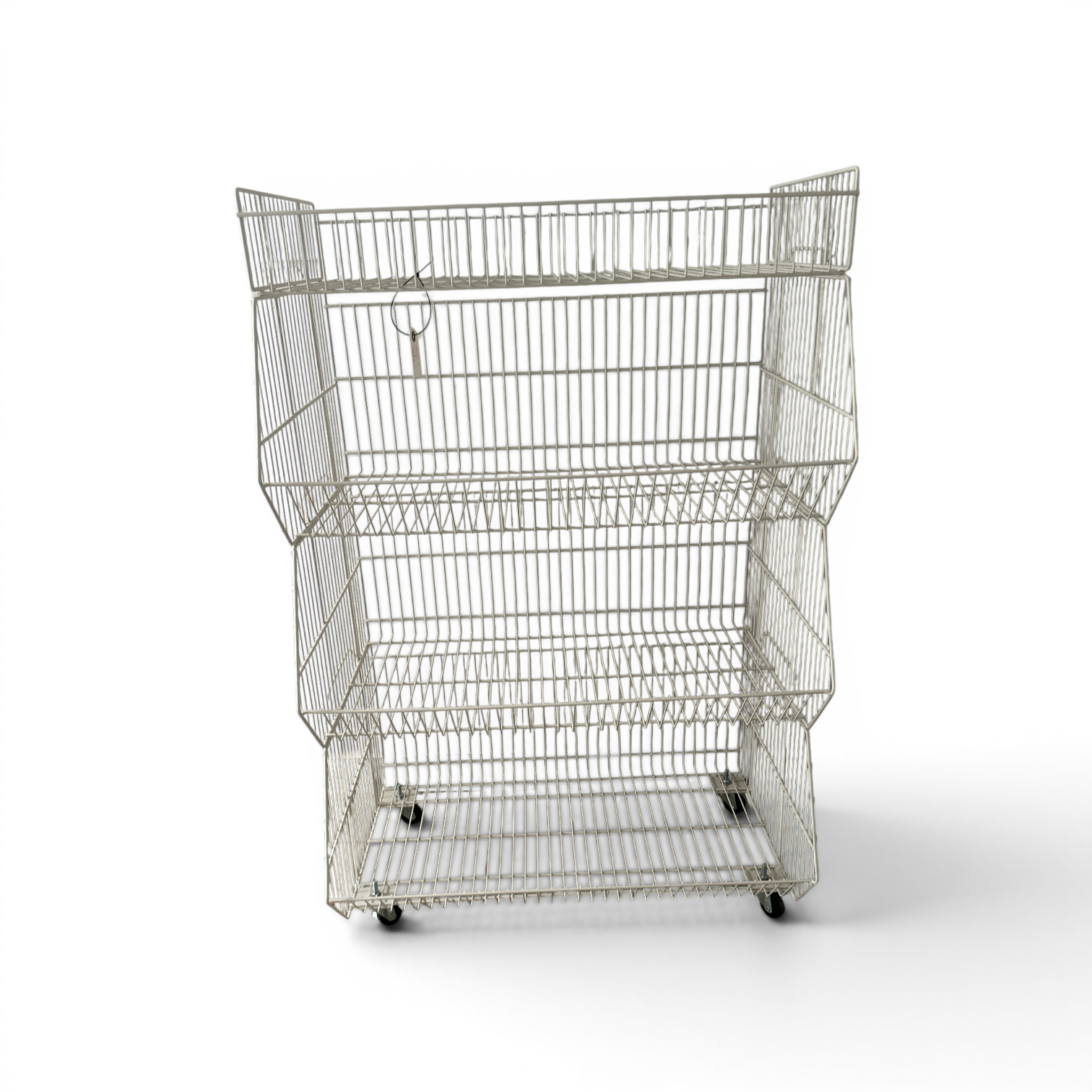 Vareprøve - Stabelkurv, komplet, med 3 kurve. H132 cm