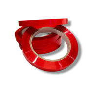 Bag-closing machine tape in red, 12 rolls. Price shown per pc.