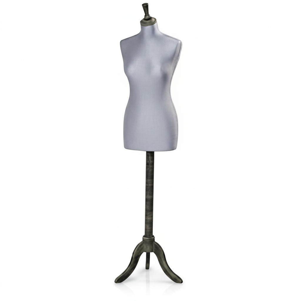 Torino, damegine, sølv, lang krop, 3-fod i træ, shaker top