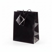 Brilliant black. H 22.9 cm. Paper bag. 20 pcs.