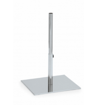 Feed for torso, telescopic, low, chrome, square plate, H20-55 cm, Elite torso (Series 5200)