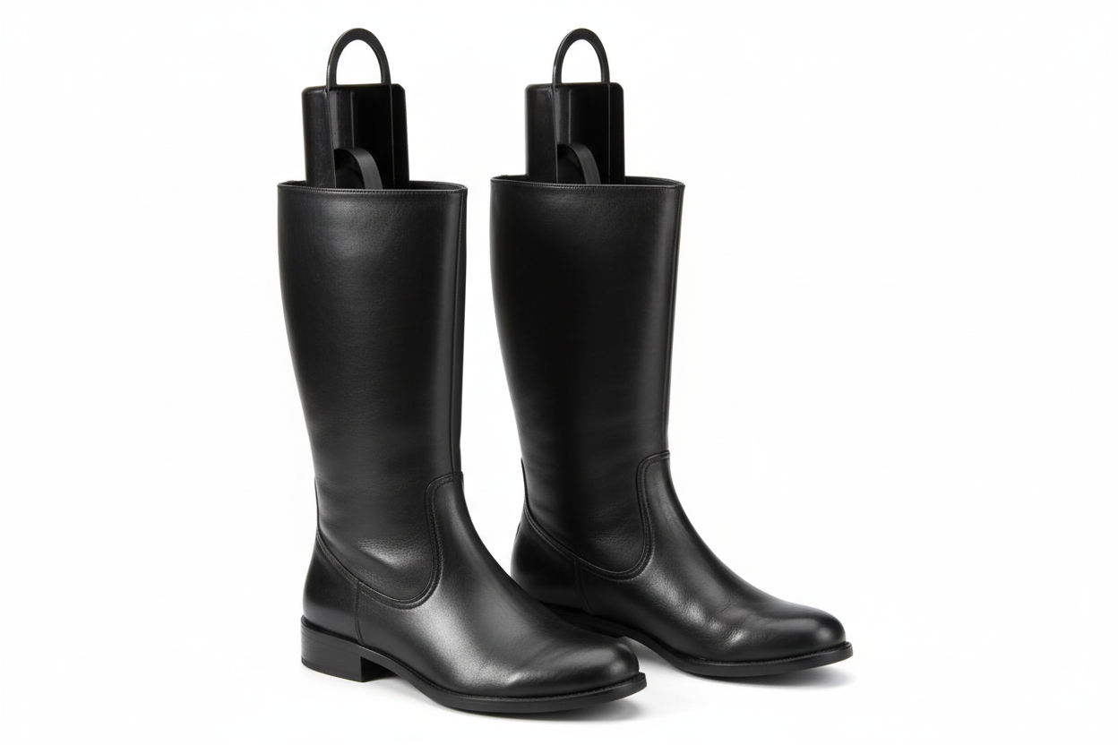 Stígvlainnlegg, svørt. Pakkað við 2 stk.