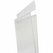 Skilteholder A7 lodret, akryl. T/ rillepanel