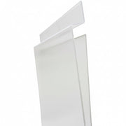Skilteholder A7 lodret, akryl. T/ rillepanel