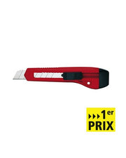 Hobby knife. Economical cutter, rigid plastic body. Assorted colors