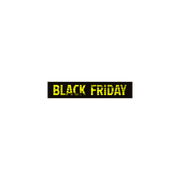 Black Friday-skilt til vindu í vakúumfólia 130 x 25