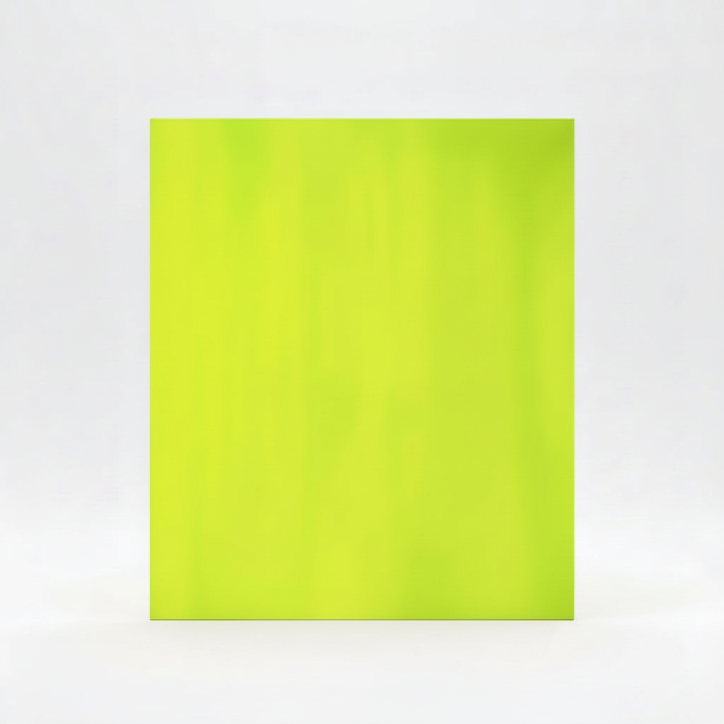 Skiltekarton, coated på 1 side, neon gul, 260 g, 50 x 70 cm