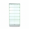 Vitrine - Toscana II, gulvvitrine med lys, alu top og bund, 90 x 46 x H184 cm.