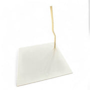 Fótpláta við stunguspítti 12,2 mm til mannequin, metal. Hvít. 32 x 32 cm.