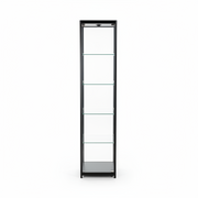 Vitrine H200 - sort - Pisa - smal