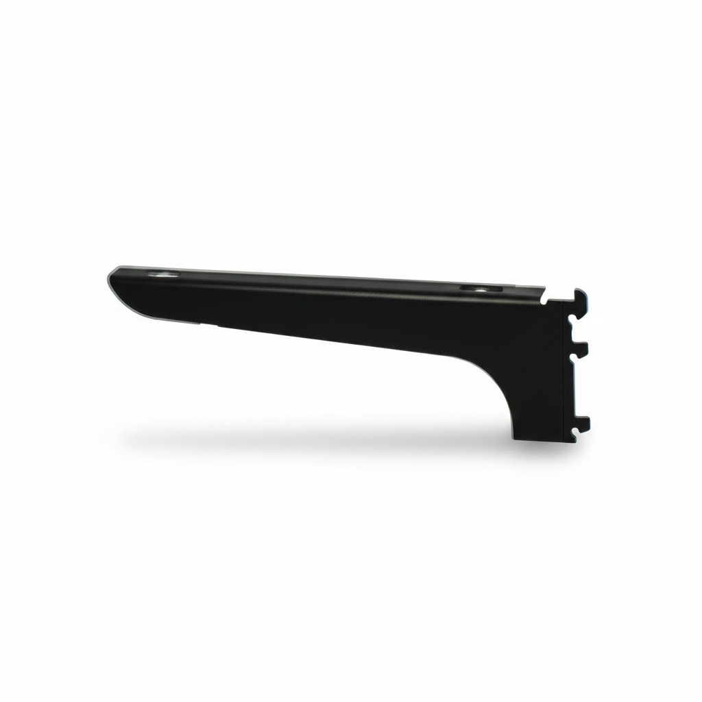 Shelf bracket, right, black - Superskinne