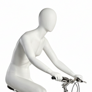 Sport herremannequin, cykelrytter - hvid
