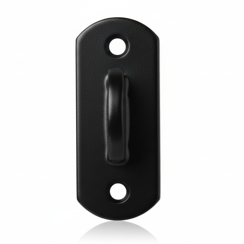 Vægbeslag t/ gitter - Sort