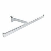 T-bøjlestongur til panel, krom, B60 x D26 cm