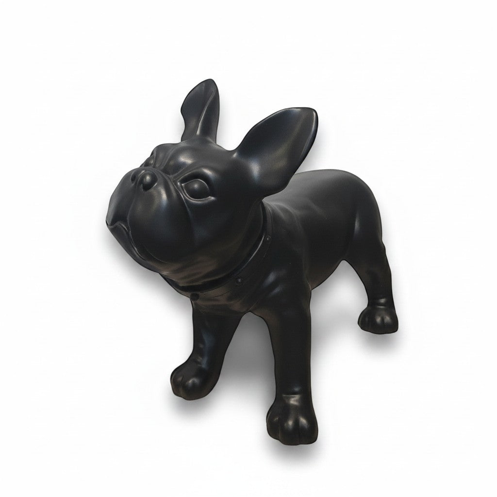 Fransk bulldog, Liva. Hundemannequin i sort
