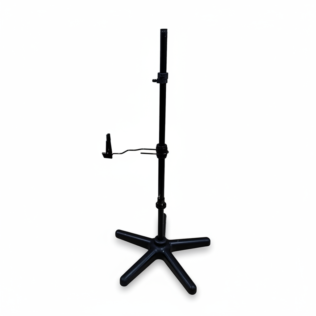 Food for torso, 5 legs with wheels, black